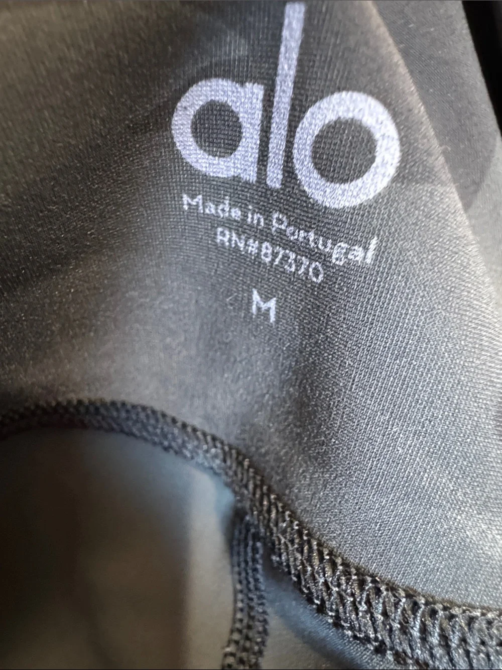 ALO Yoga Women's Gray & Black Camo High-Waist Leggings #684